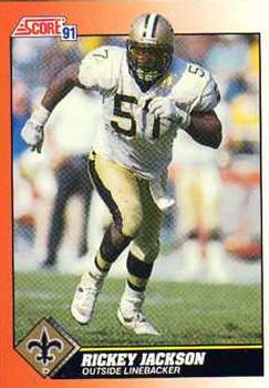 Rickey Jackson New Orleans Saints 1991 Score NFL #450